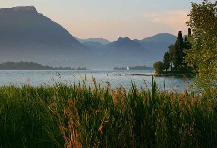 Lakeside setting