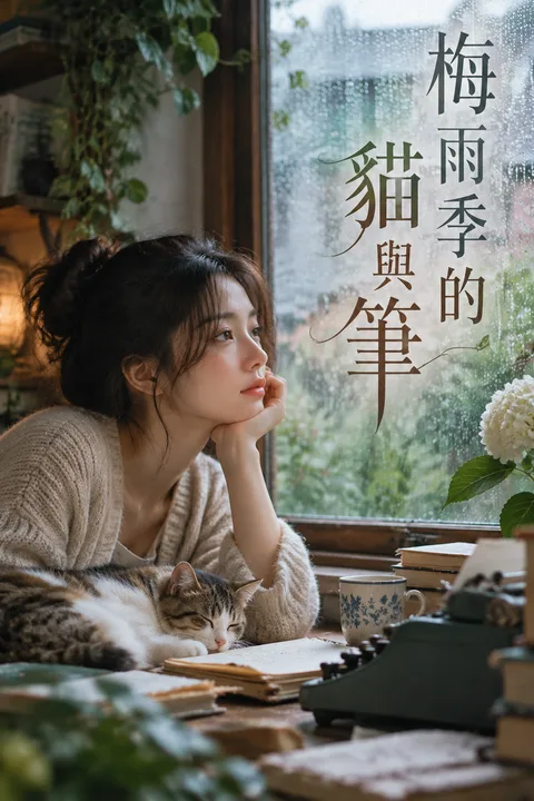 梅雨季的貓與筆