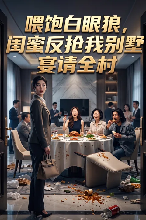 喂饱白眼狼，闺蜜反抢我别墅宴请全村